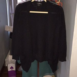 Black cardigan